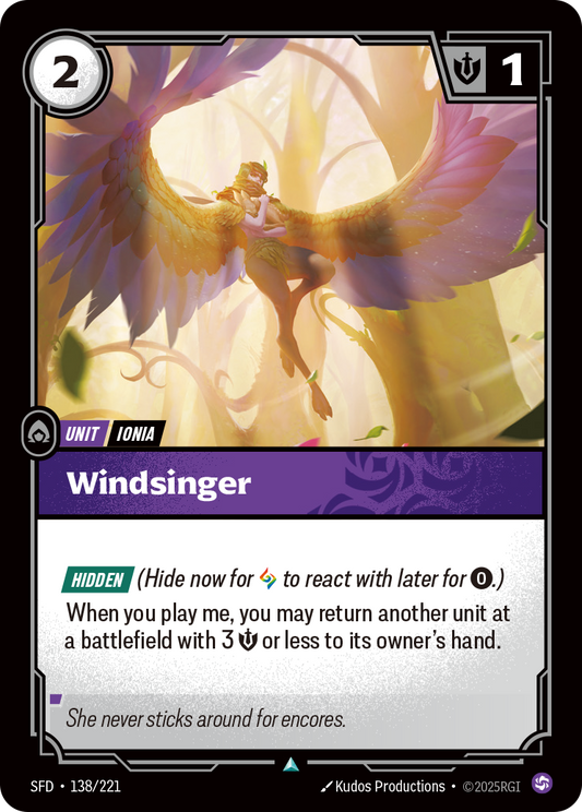 Windsinger - Riftbound TCG Card