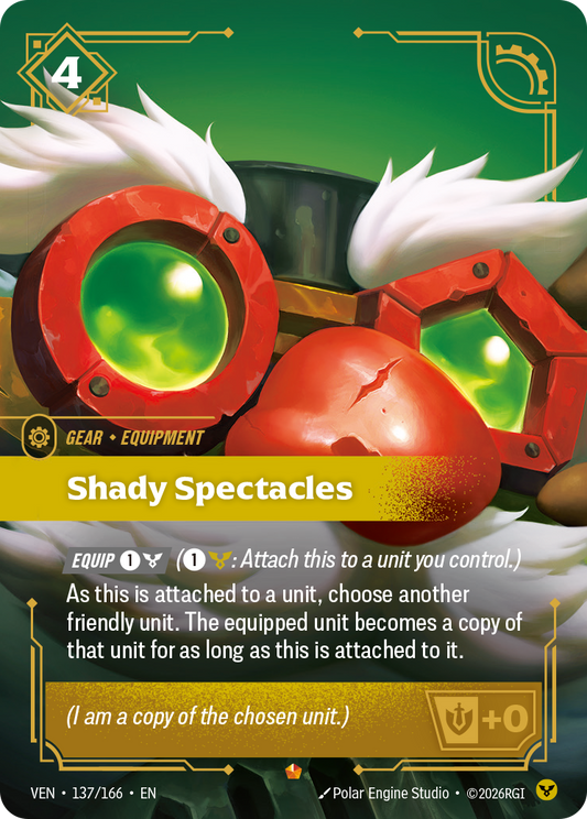 Shady Spectacles (Foil) - Riftbound Vendetta