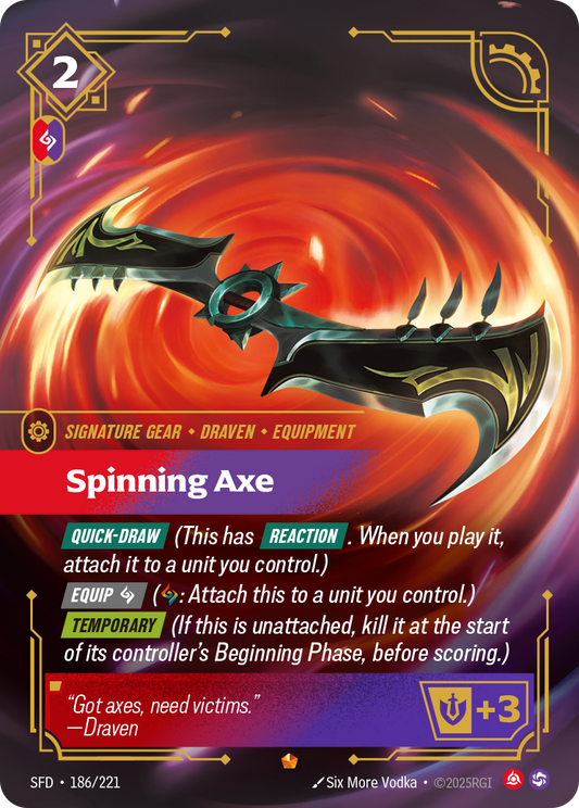 Spinning Axe - Riftbound TCG Card