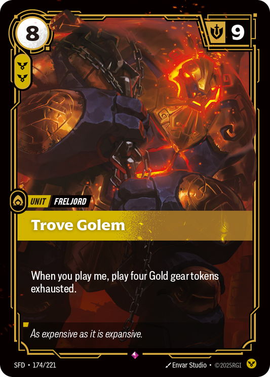 Trove Golem - Riftbound TCG Card