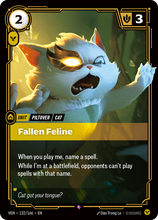Fallen Feline (Foil) - Riftbound Vendetta
