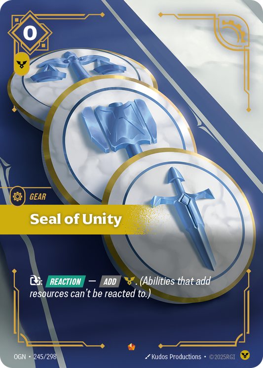 Seal of Unity - Riftbound TCG Card