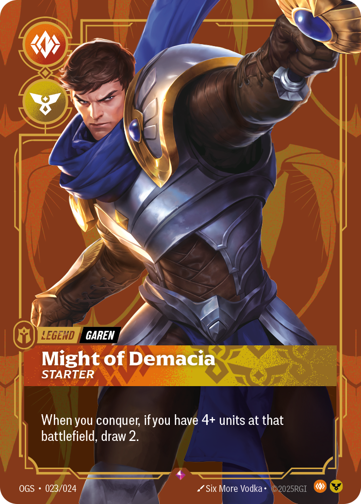 Garen - Might of Demacia (Starter) - Riftbound TCG Card