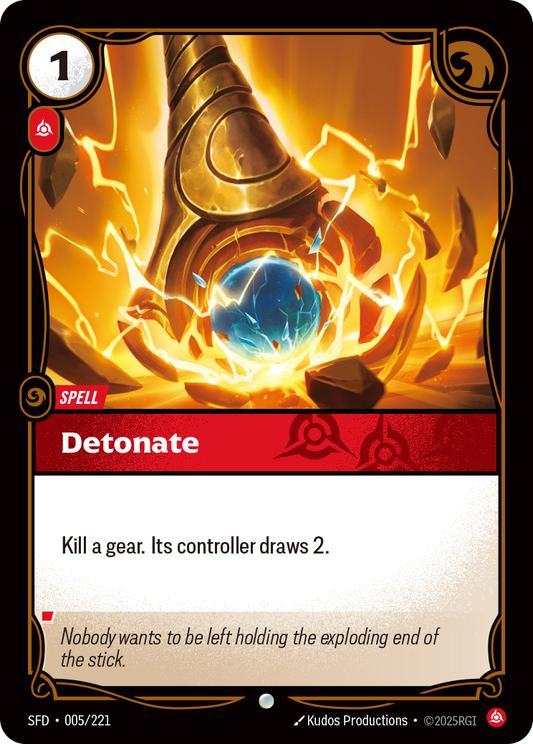 Detonate - Riftbound TCG Card