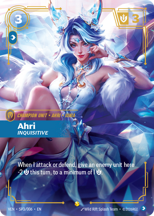 Ahri, Inquisitive (Foil) - Riftbound Vendetta