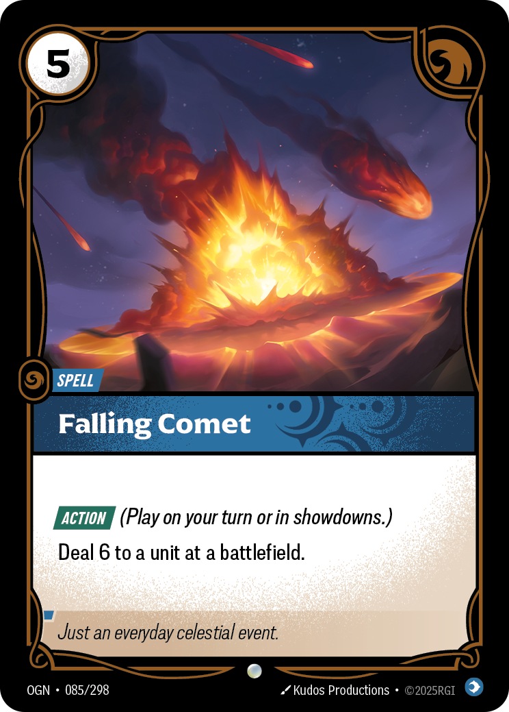 Falling Comet - Riftbound TCG Card