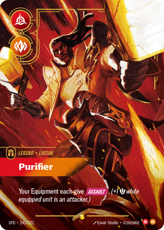 Lucian - Purifier (Overnumbered) - Riftbound TCG Card