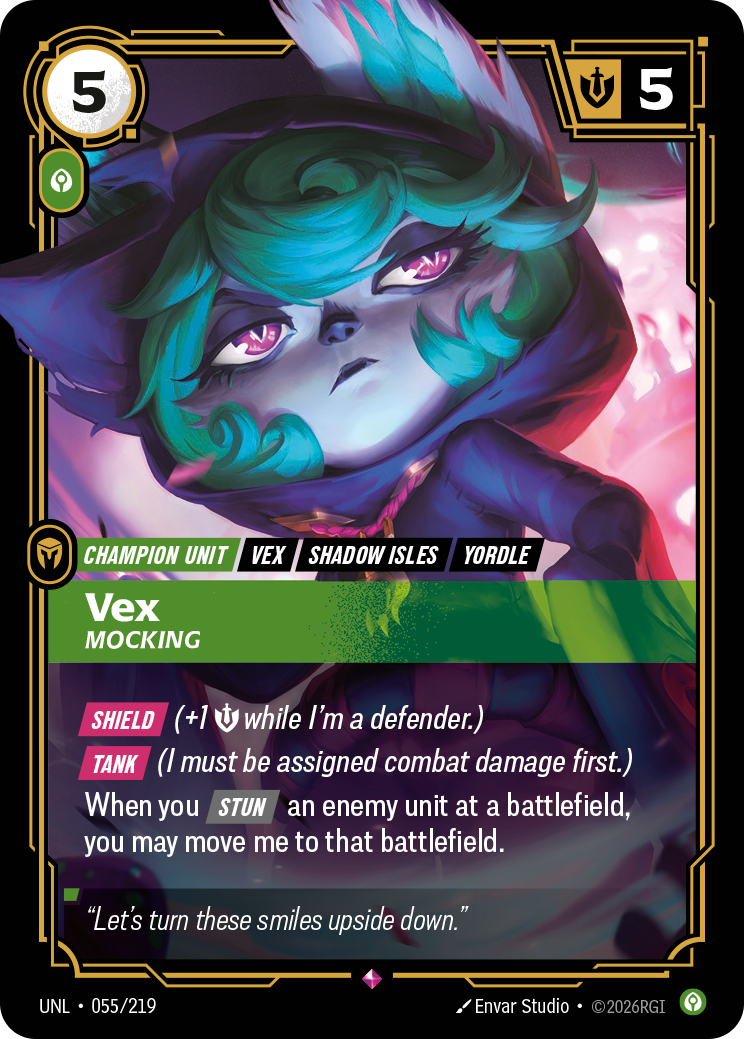 Vex - Mocking - Riftbound TCG Card