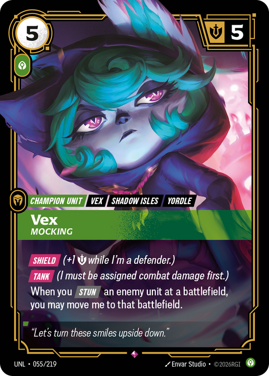 Vex - Mocking - Riftbound TCG Card