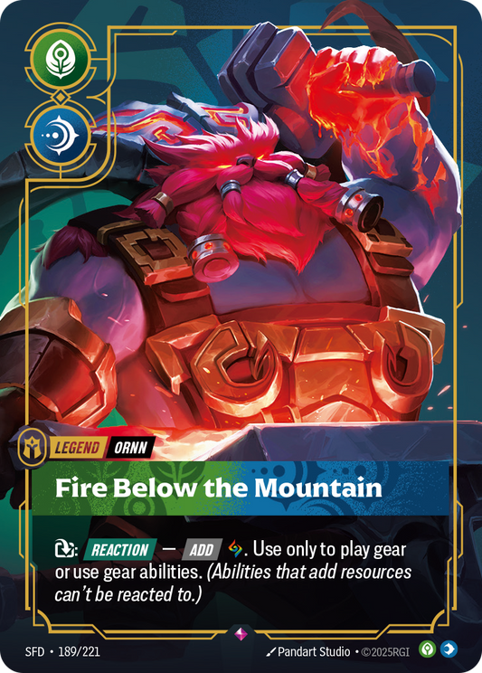 Ornn - Fire Below the Mountain - Riftbound TCG Card