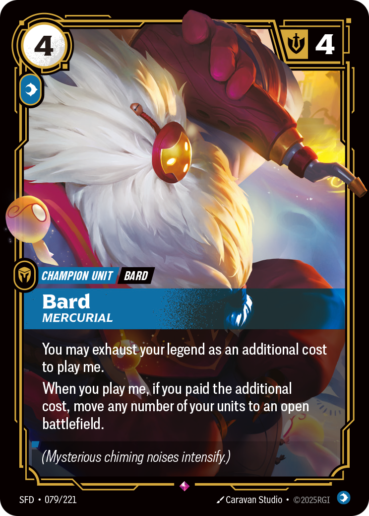 Bard - Mercurial - Riftbound TCG Card