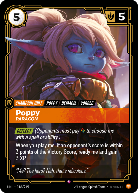 Poppy - Paragon - Riftbound TCG Card