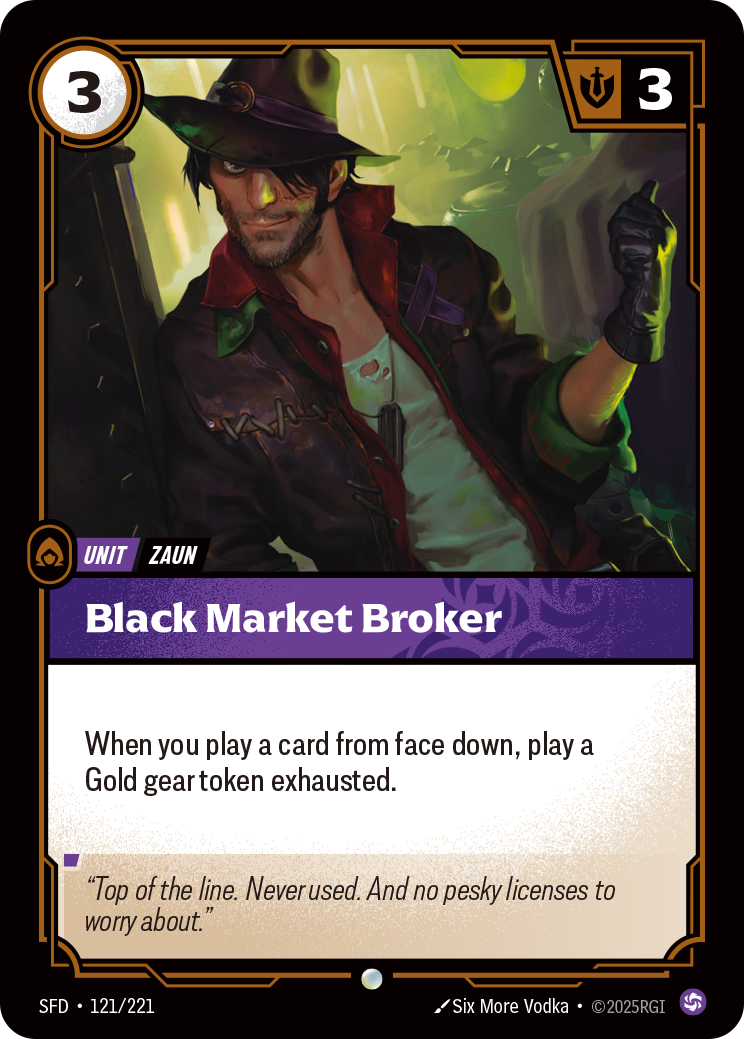 Black Market Broker - Riftbound TCG Card