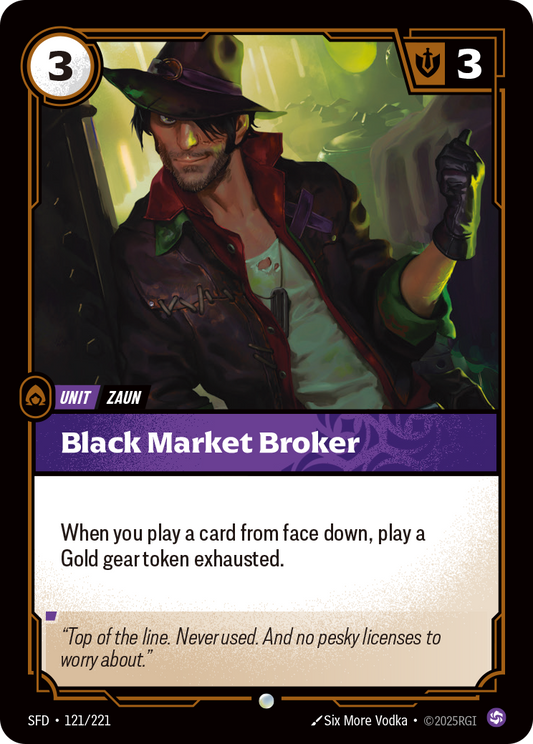 Black Market Broker - Riftbound TCG Card