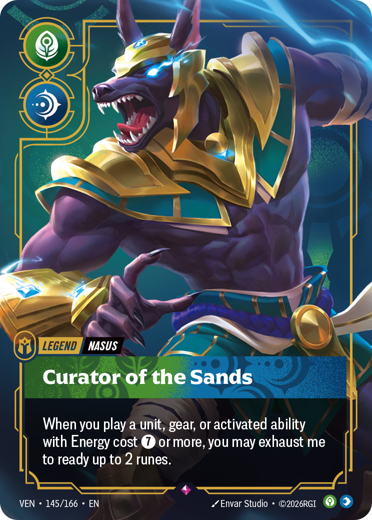 Nasus - Curator of the Sands (Foil) - Riftbound Vendetta