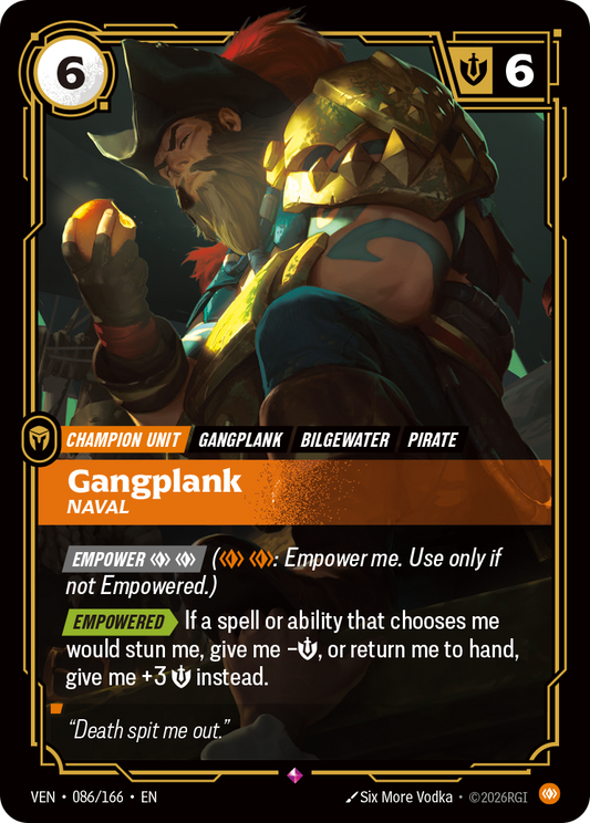 Gangplank, Naval (Foil) - Riftbound Vendetta