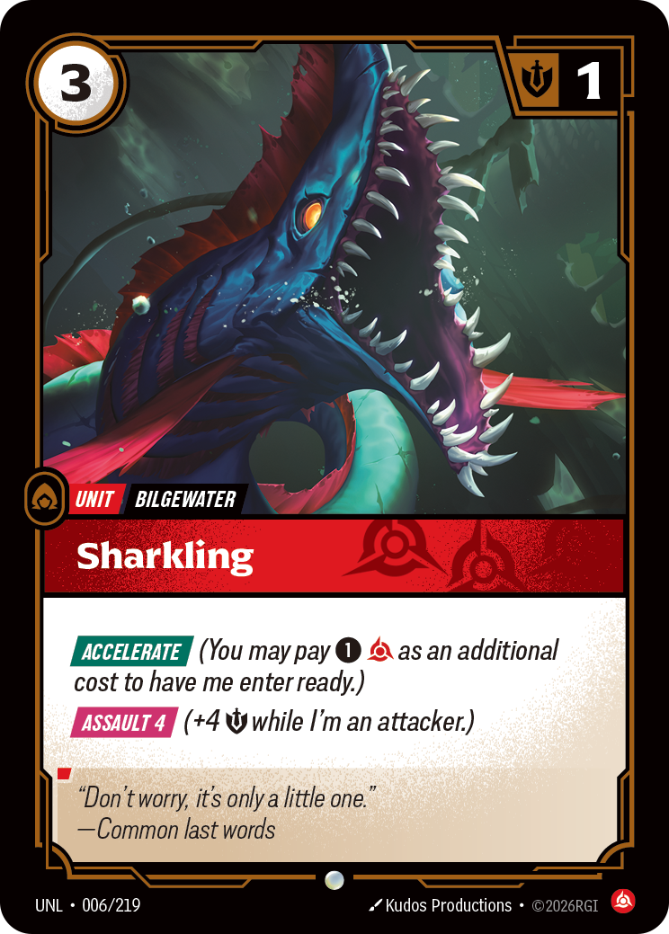 Sharkling - Riftbound TCG Card