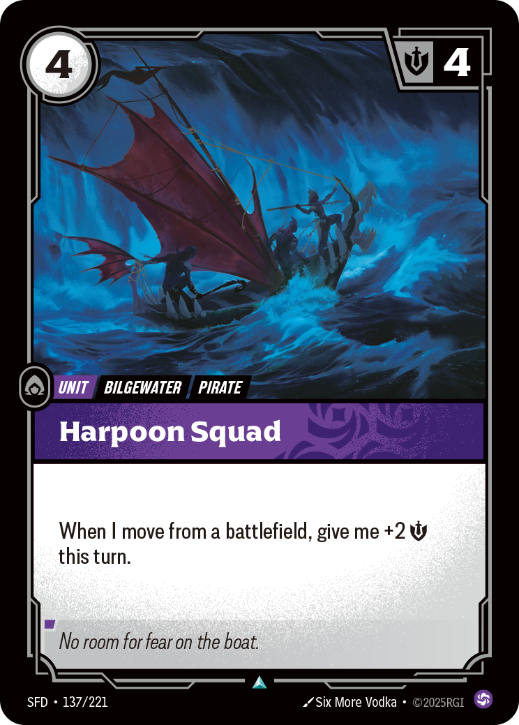 Harpoon Squad - Riftbound TCG Card