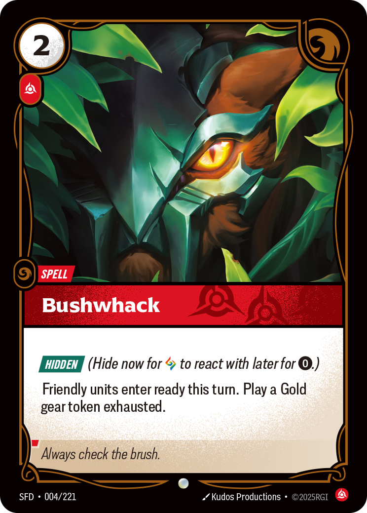 Bushwhack - Riftbound TCG Card