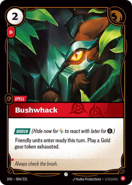 Bushwhack - Riftbound TCG Card