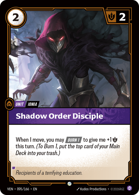 Shadow Order Disciple - Riftbound Vendetta