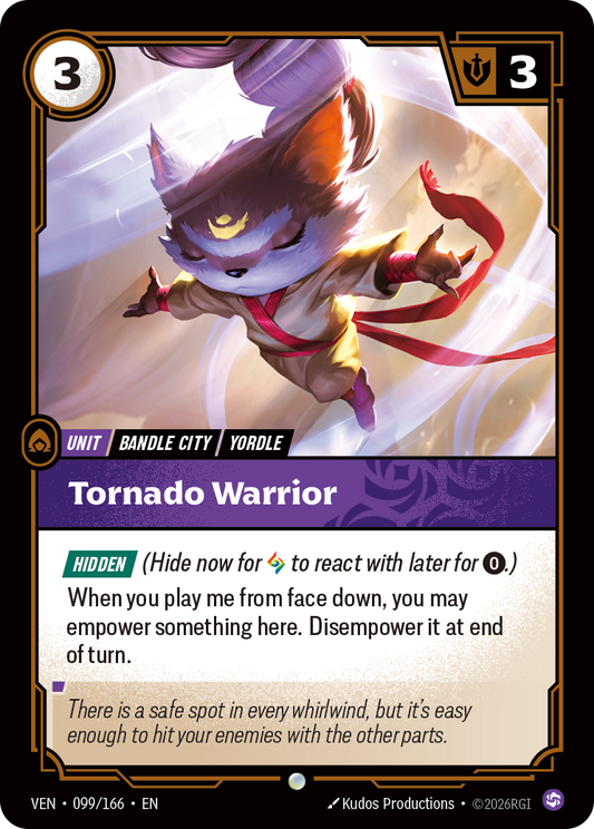 Tornado Warrior - Riftbound Vendetta