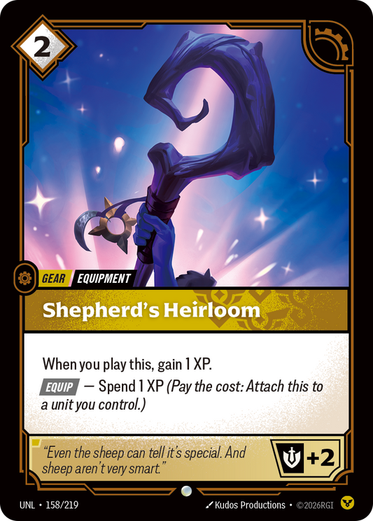 Shepherd's Heirloom - Riftbound TCG Card