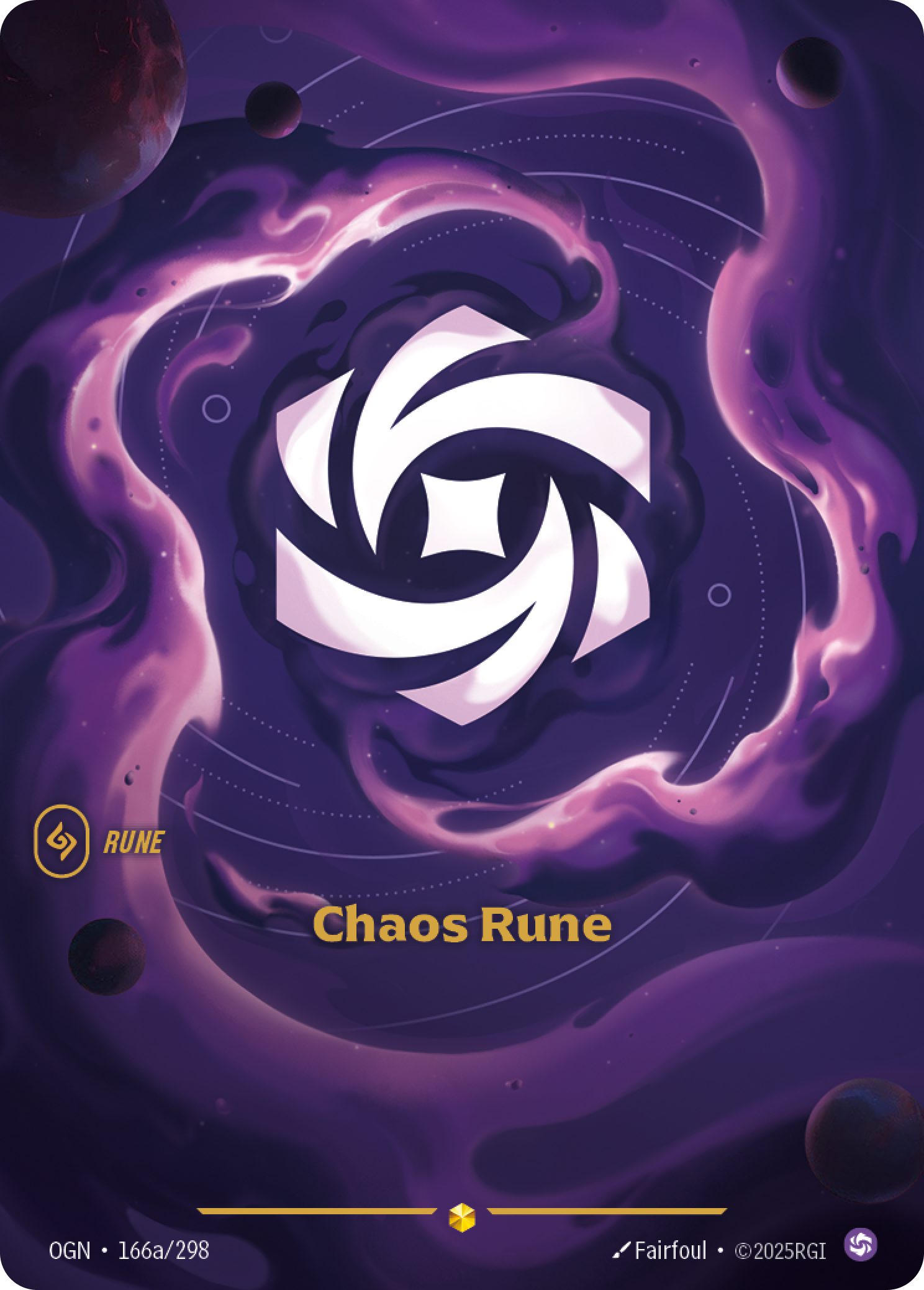 Chaos Rune (Alternate Art) - Riftbound TCG Card