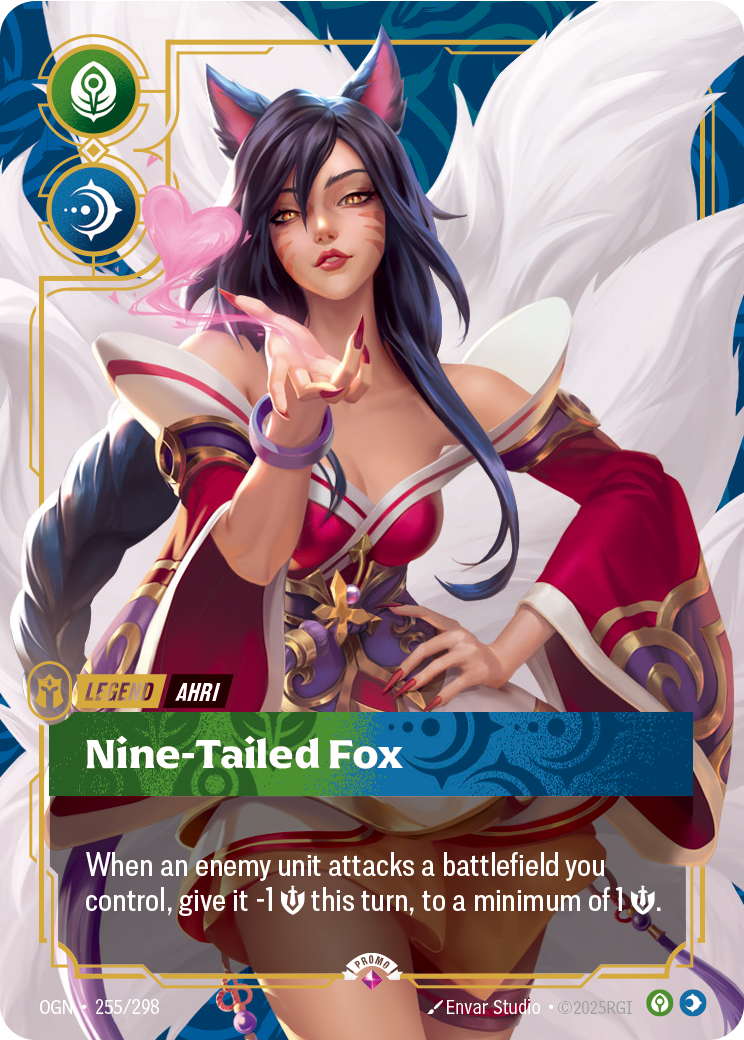Ahri - Nine-Tailed Fox - Riftbound TCG Card