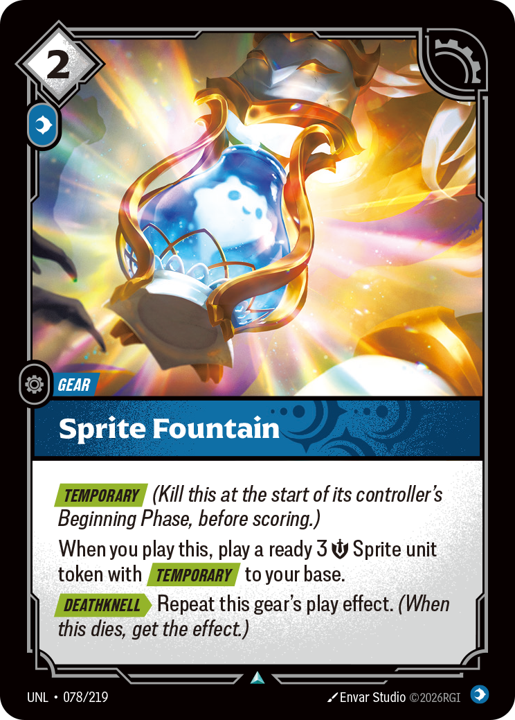 Sprite Fountain - Riftbound TCG Card