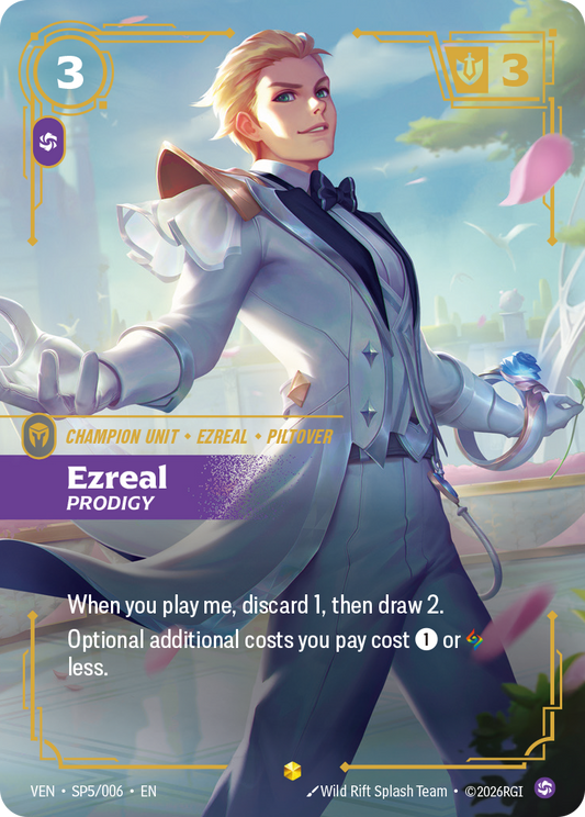 Ezreal, Prodigy (Foil) - Riftbound Vendetta