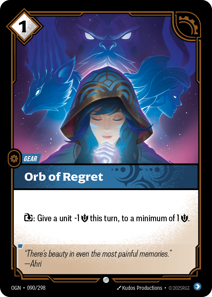 Orb of Regret - Riftbound TCG Card