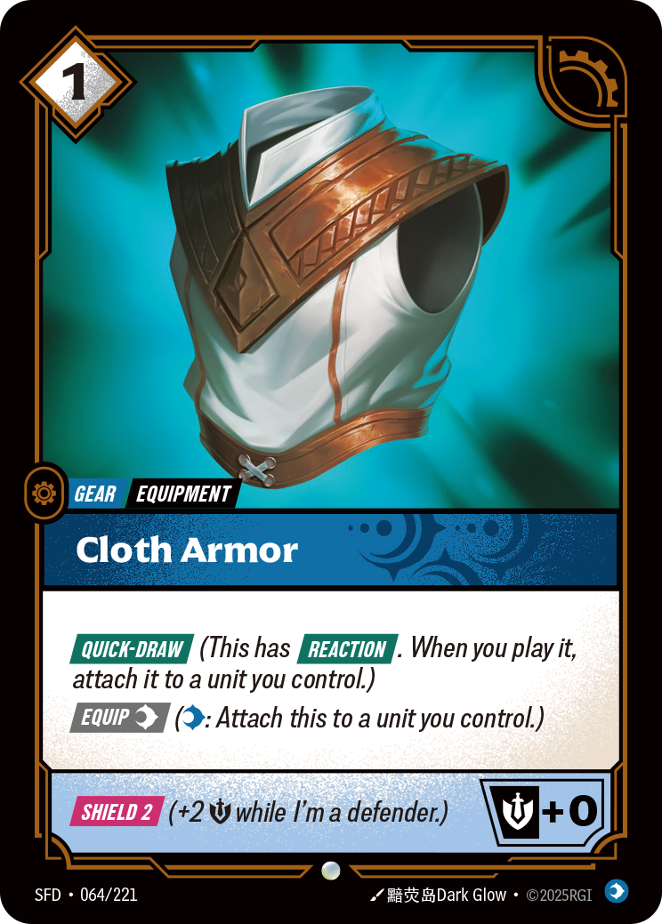Cloth Armor - Riftbound TCG Card