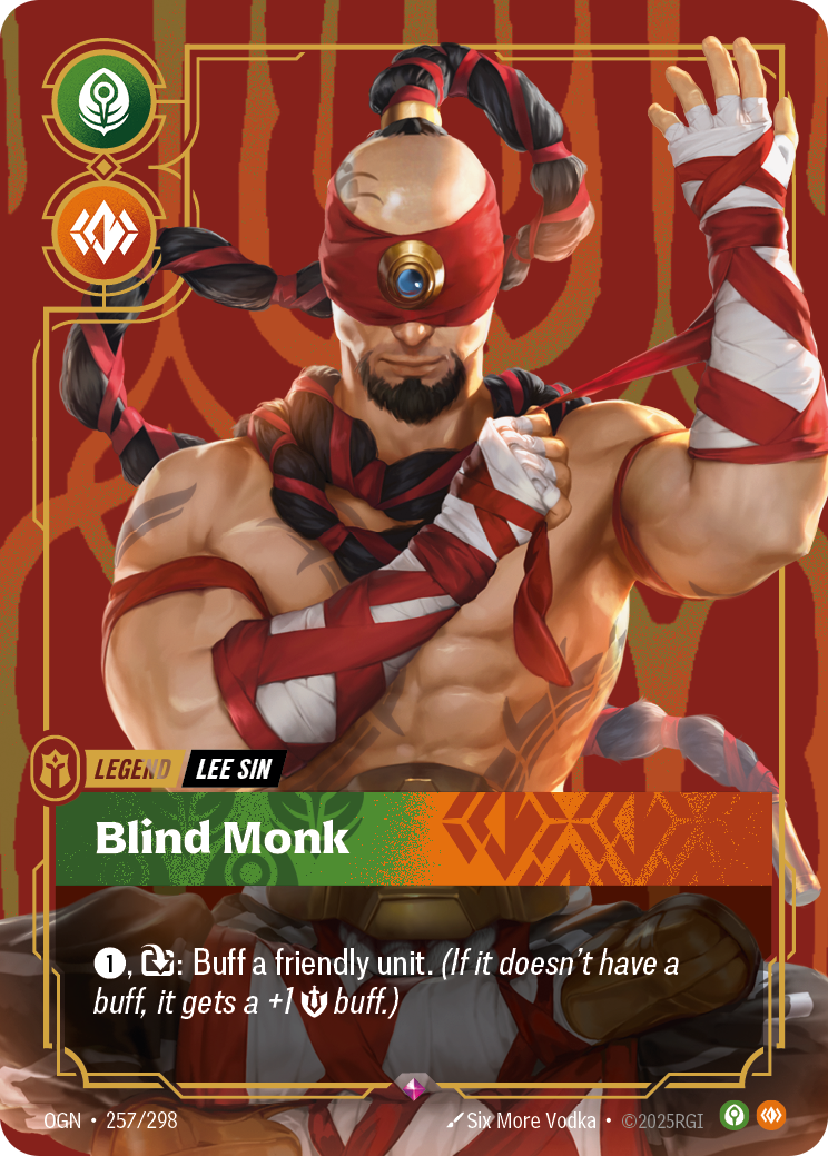 Lee Sin - Blind Monk - Riftbound TCG Card